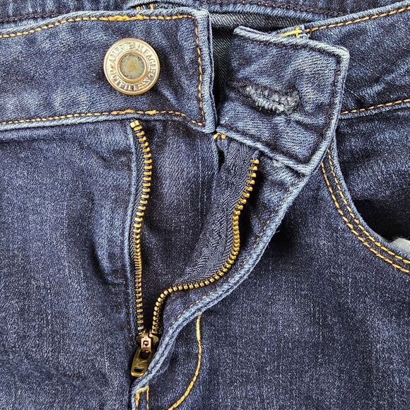 American Eagle Skinny Super Stretch Jeans Dark Wash Women's Size 12 Short - Picture 4 of 16